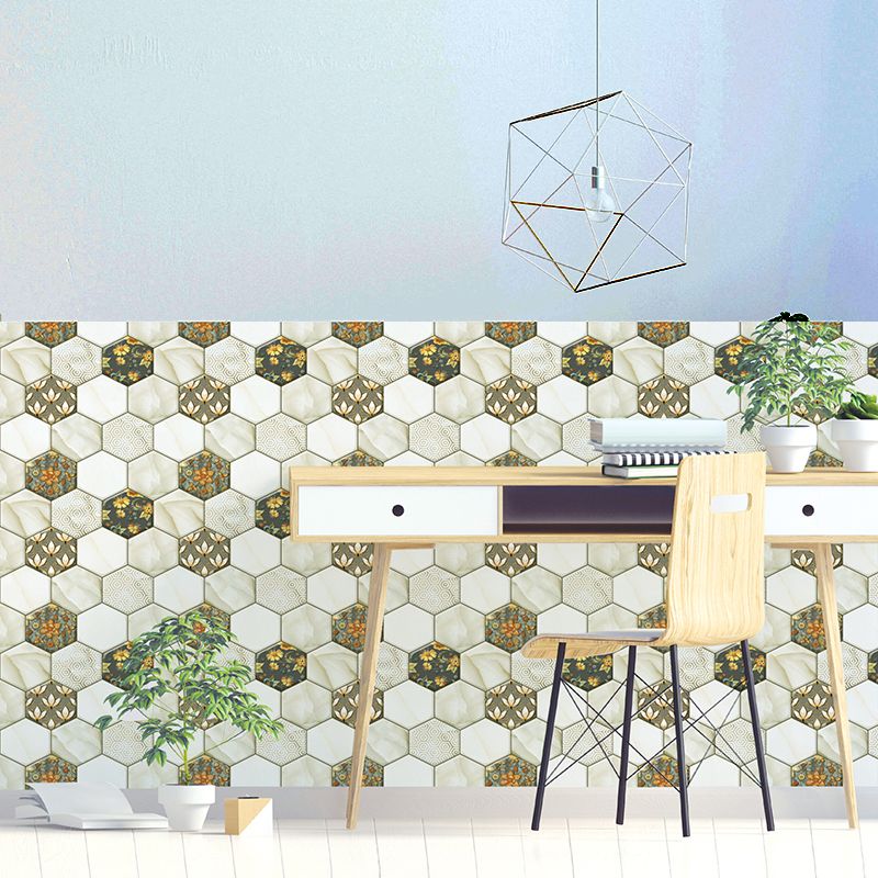 BowLift | Peel and Stick Hexagonal Tiles Waterproof Peel & Stick Tile for Shower 2-Pack