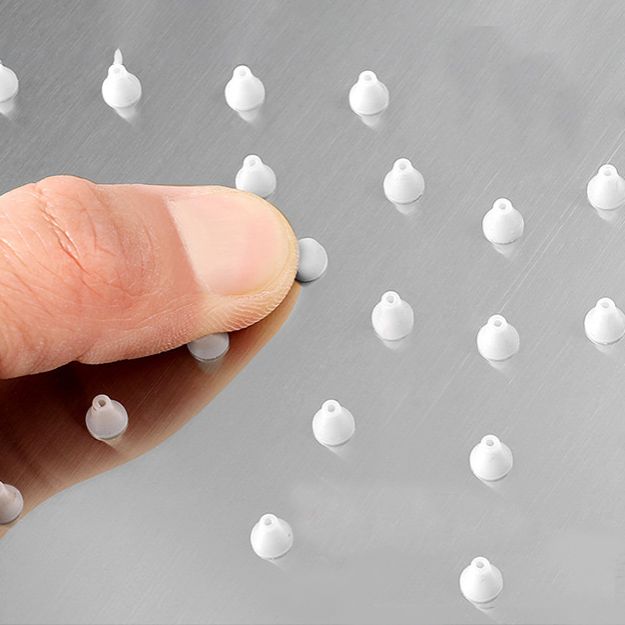 BowLift | Stainless Steel Fixed Shower Head in Silver H2Okinetic Technology Shower Head