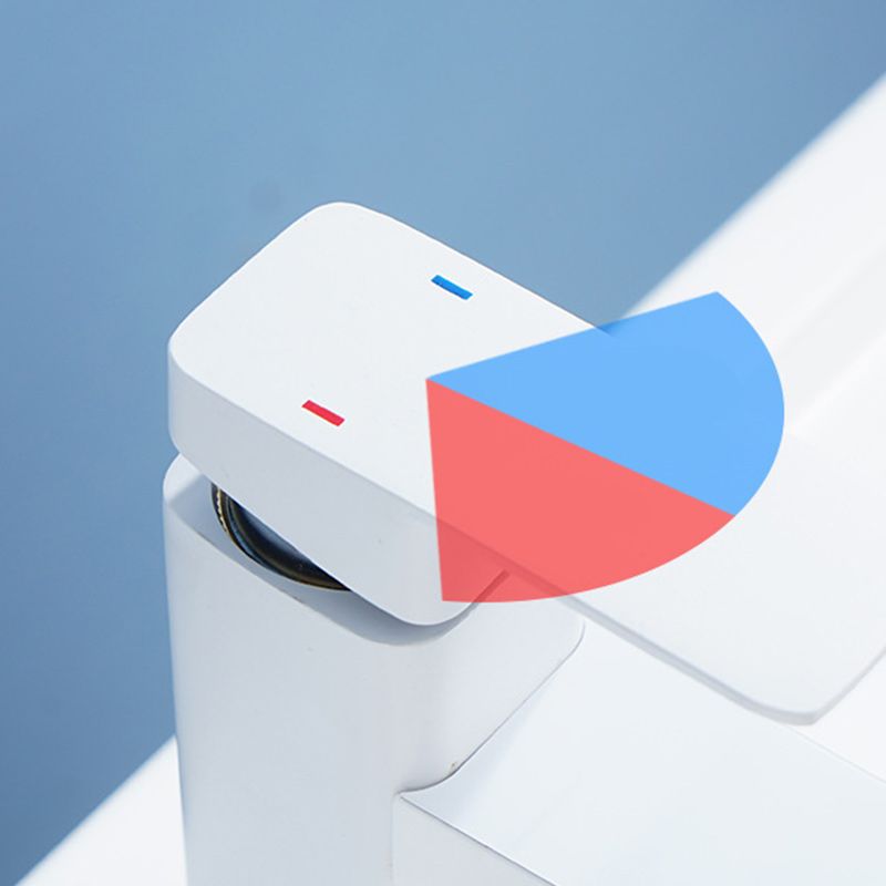 BowLift | Contemporary sink faucet Digital display Monochrome Low arch basin Bathroom sink