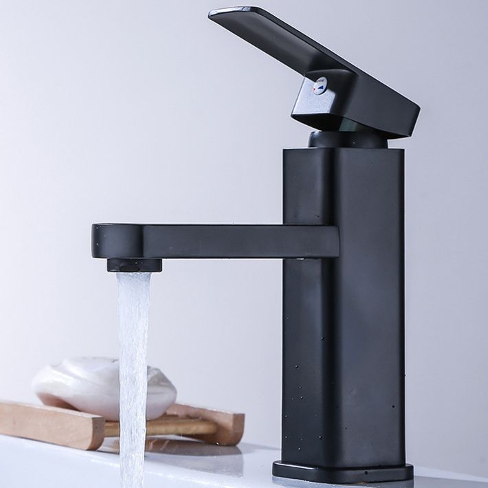 BowLift | Industrial Bathroom Faucet Stainless Steel Lever Handles with Water Hose Sink Faucet