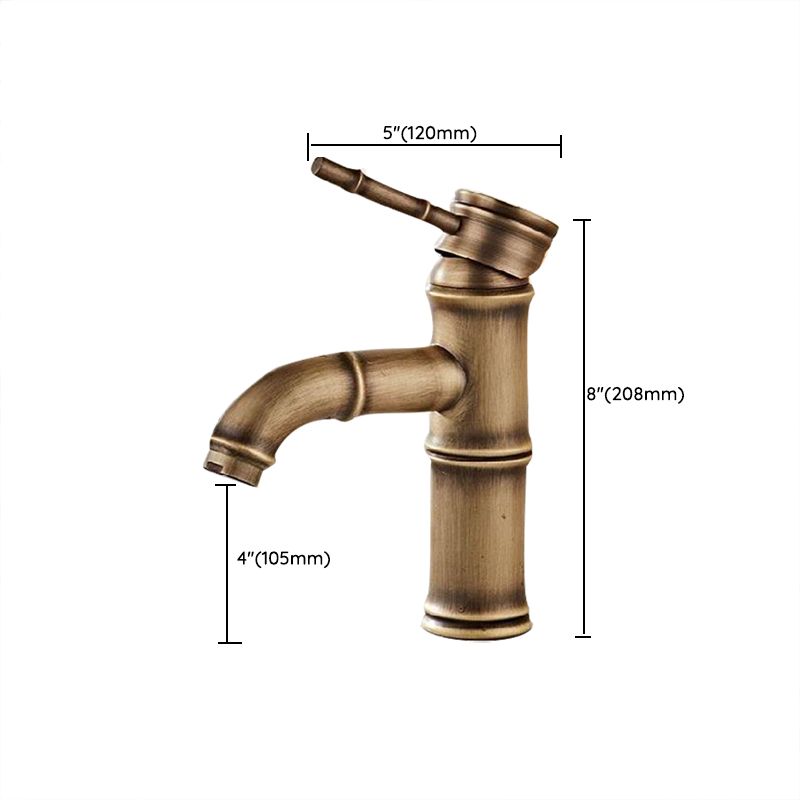 BowLift | Brass Country Basin Tap Single Hole Sink Faucet for Bathroom