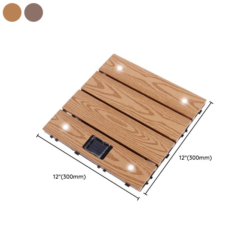 BowLift | Striped Pattern Terrace Floor Tiles Square Click Floor Tiles Floor Board