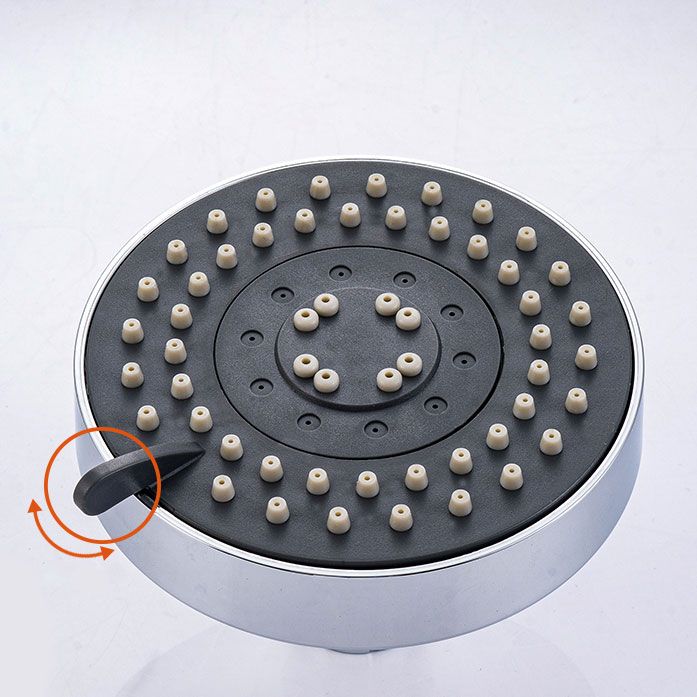 BowLift | Round Small Upper Shower Head Wall Mount Adjustable Shower Head