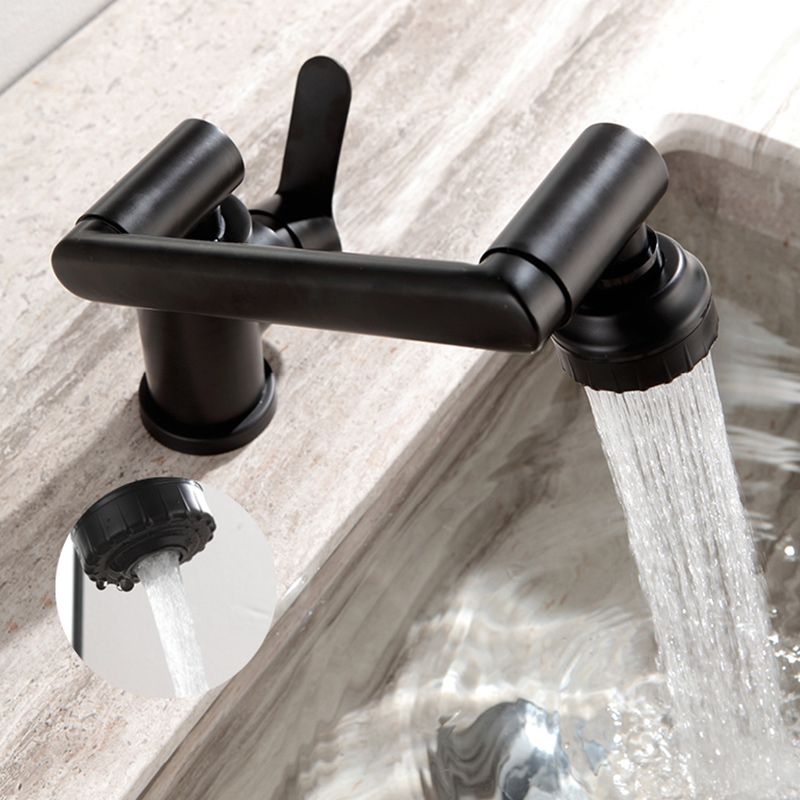 BowLift | Swivel Spout Bathroom Faucet Single Hole Basin Faucet with Lever Handle