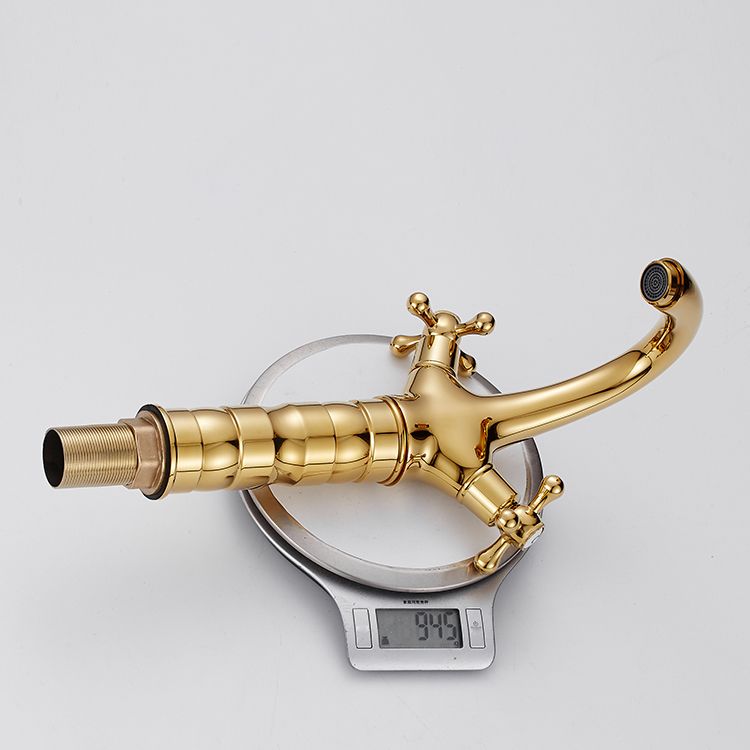 BowLift | Vintage Wide Spread Bathroom Faucet Industrial Lever Sink Faucet