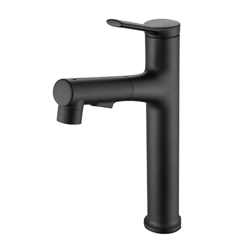 BowLift | Pull-Out Basin Mixer Single-Lever Bathroom Faucet 1-Hole Basin Mixer