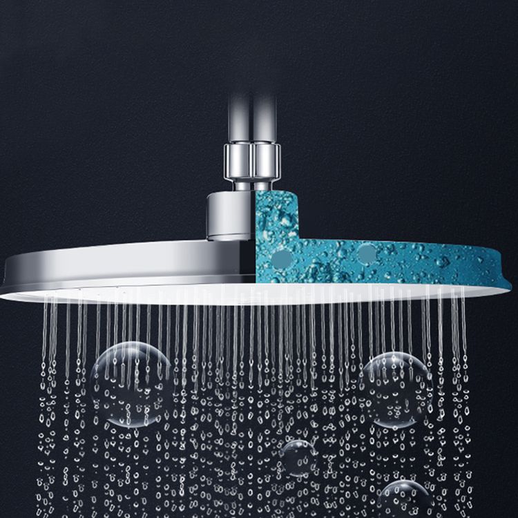 BowLift | Round Showerhead Combo Modern Fixed Showerhead for Bathroom