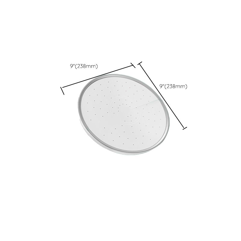 BowLift | Round Showerhead Combo Modern Fixed Showerhead for Bathroom