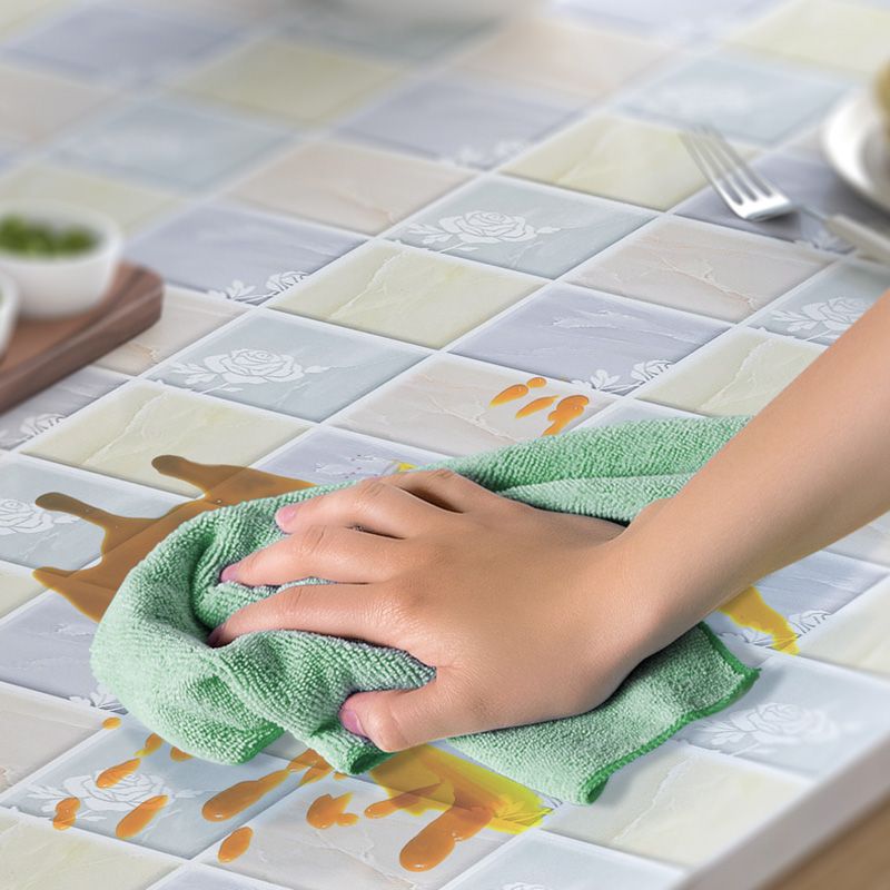 BowLift | Peel and Stick Wall Tile Plastic Square Mosaic Waterproof Peel and Stick Wall Tile
