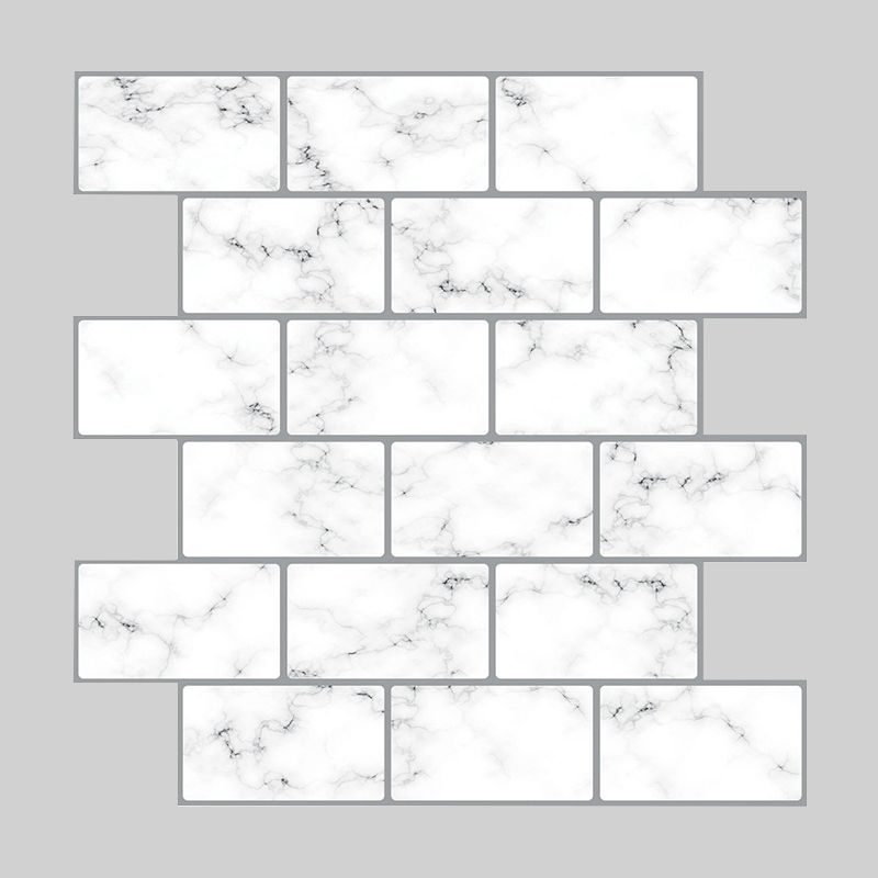 BowLift | Peel and Stick Wall Tile Water Repellent Rectangle PVC Peel & Stick Subway Tile