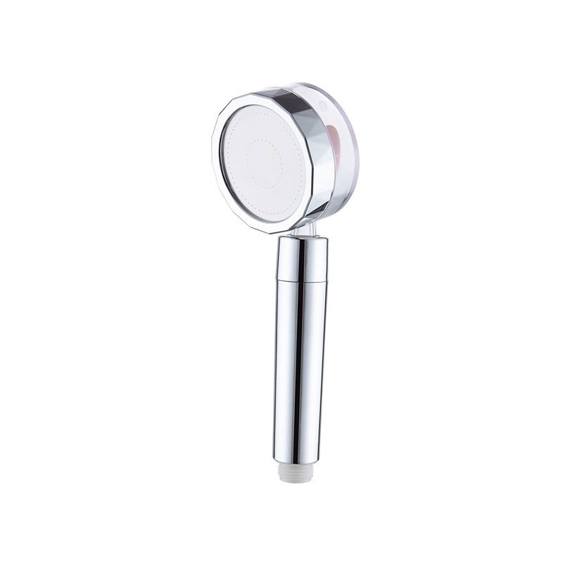 BowLift | Contemporary Shower Head Combination Handheld Shower Plastic Wall Mounted Silver Shower Head