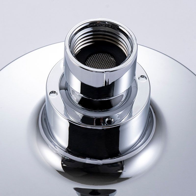 BowLift | Round Small Upper Shower Head Wall Mount Adjustable Shower Head