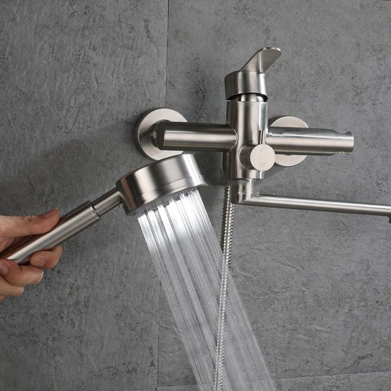 BowLift | Bathroom Bathtub Faucet Lever Handheld Shower Bathtub Faucet