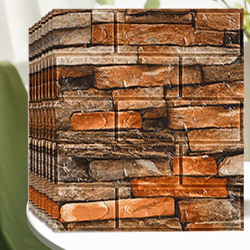 BowLift | Country House Wall Shelf 3D Brick Living Room Wall Panel Set of 2