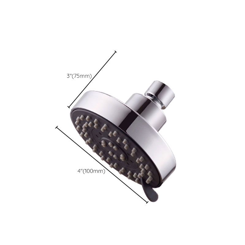 BowLift | Round Small Upper Shower Head Wall Mount Adjustable Shower Head
