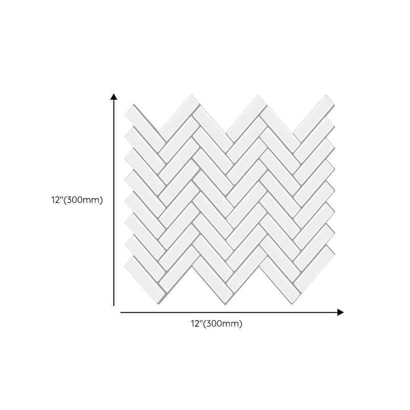 BowLift | Modern Peel and Stick Tiles PVC Herringbone Peel and Stick Backsplash Tiles