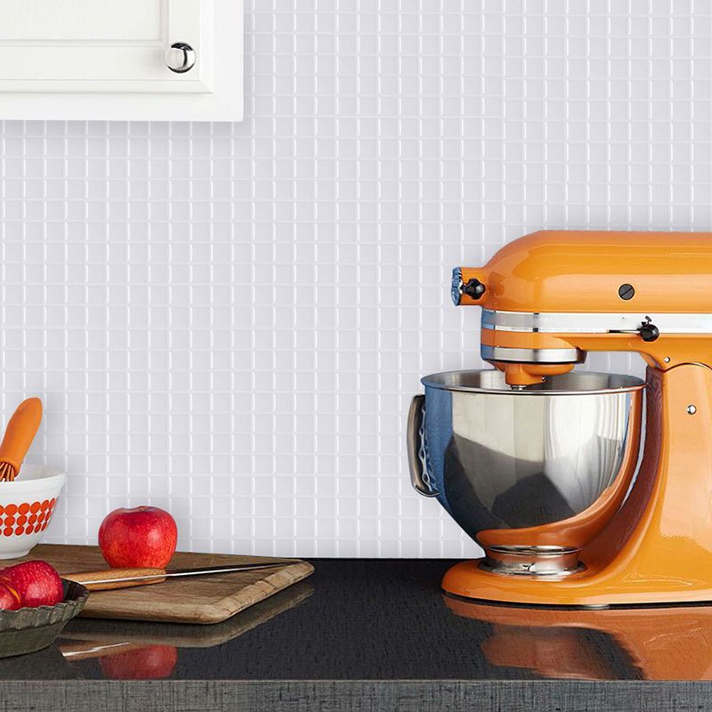 BowLift | Peel-and-Stick Tile Square Stain-Resistant Mosaic Peel-and-Stick Tile for the Kitchen