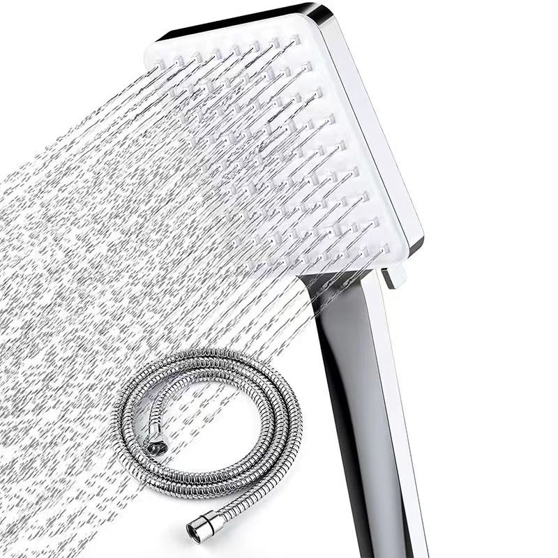 BowLift | Classic Handheld Showerhead Standard Round Showerheads in Silver