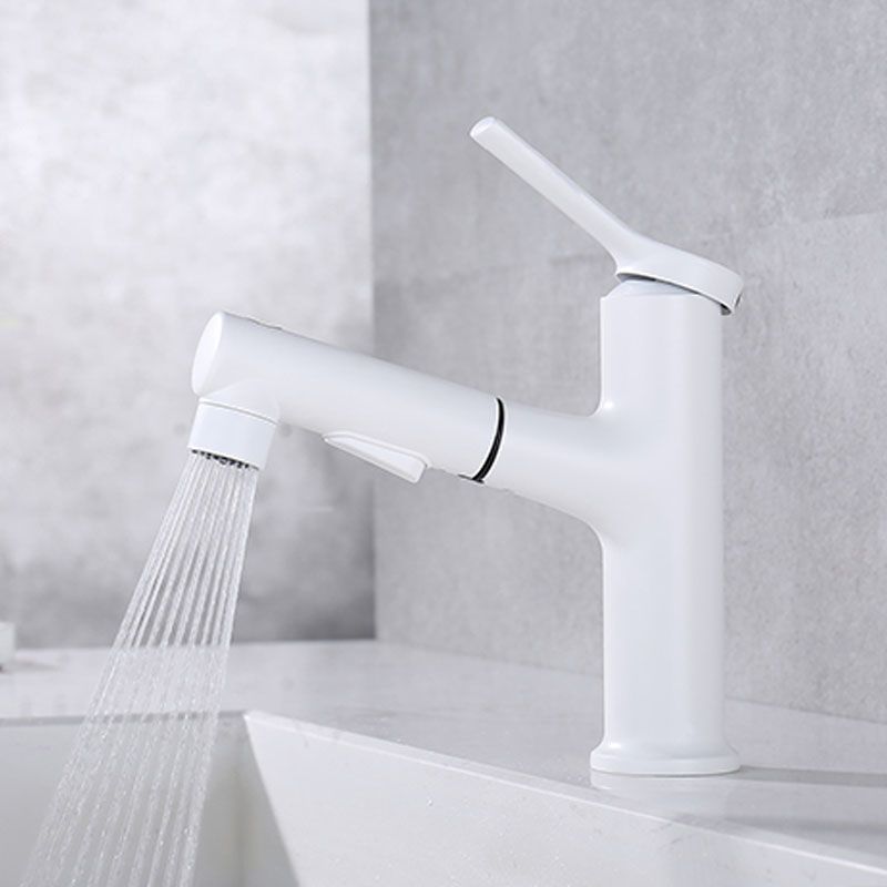 BowLift | Contemporary Single Handle Faucet Retractable Sink Faucet with Lever Handle