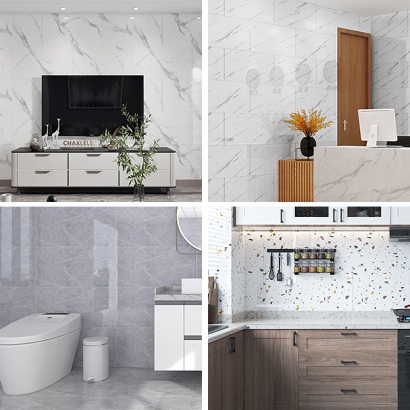 BowLift | Contemporary Wallpaper Modern Style Bathroom Wallpaper with Rectangular Shape