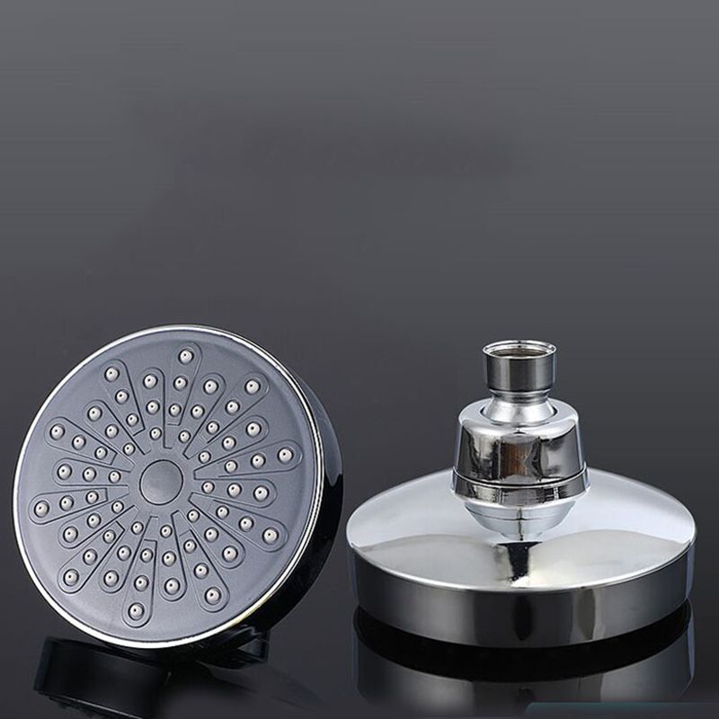 BowLift | Round Fixed Shower Head Traditional Style Metal 5-Inch Fixed Shower Head