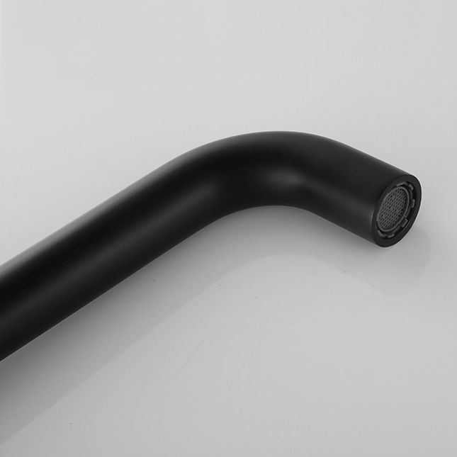 BowLift | Industrial Sink Faucet Brass Lever Handles Low Arc Wall Mounted Bathroom Faucet