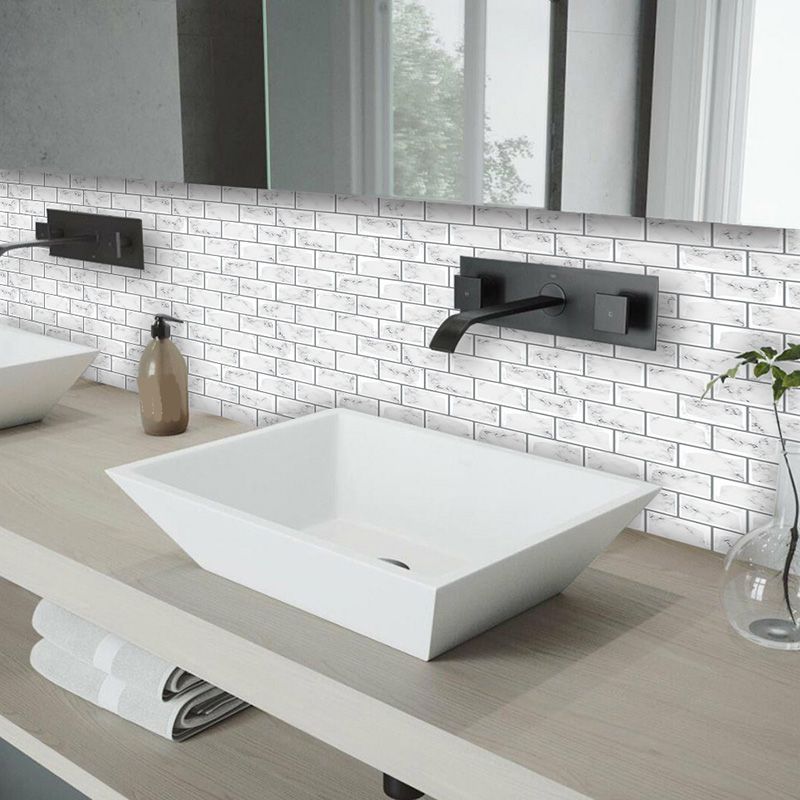 BowLift | Peel and Stick Tiles Rectangular Stain Resistant PVC Subway Peel and Stick Tiles for the Kitchen