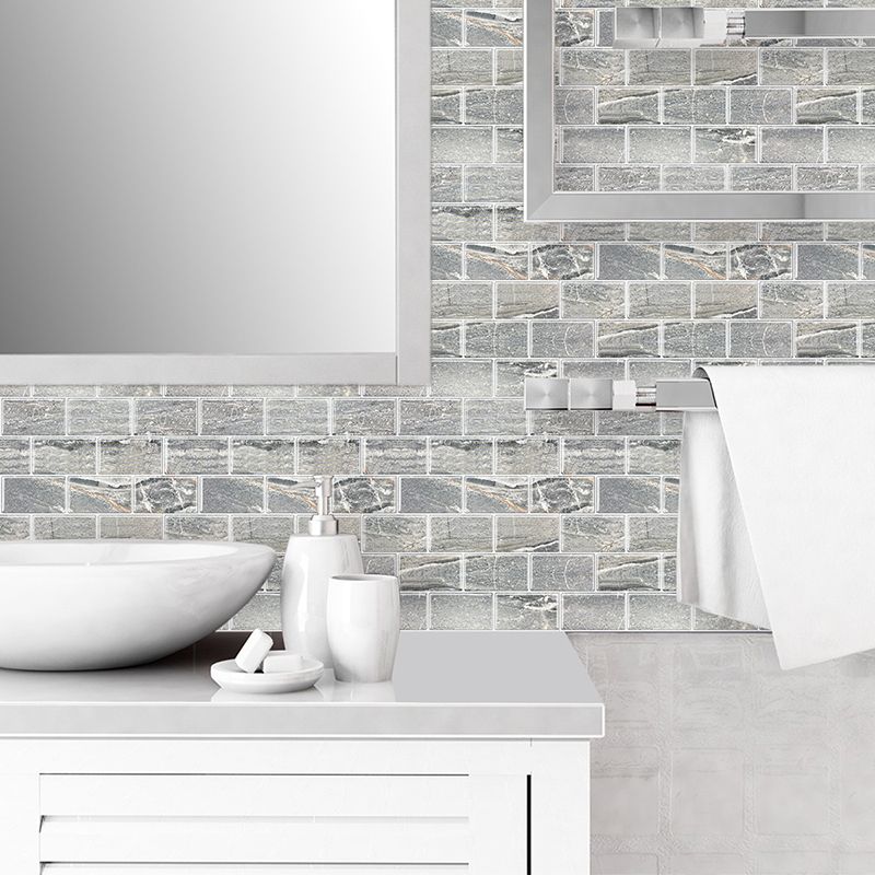 BowLift | Peel and Stick Tiles Subway Rectangle Waterproof PVC Tile-Peel & Stick for the Kitchen 10-Pack