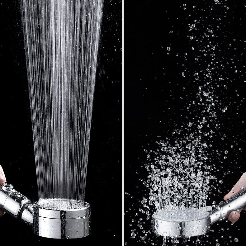 BowLift | Contemporary Handheld Showerhead Round 3 Settings Sprayhead in Silver