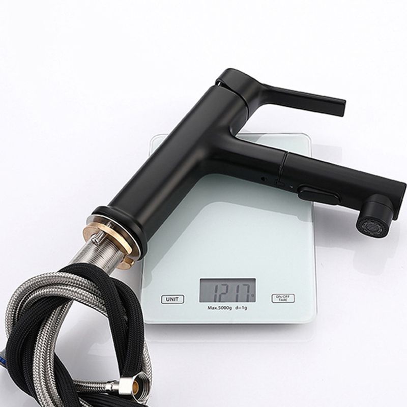 BowLift | Round Vessel Sink Bathroom Faucet Simple Style Faucet with Brass Material