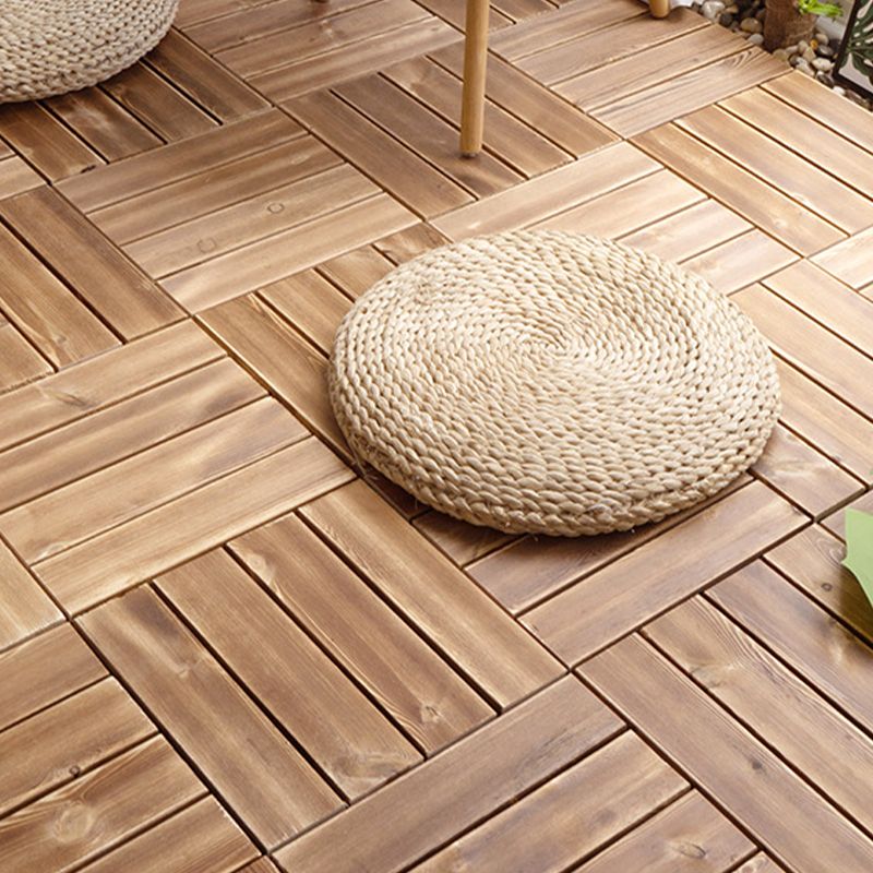 BowLift | Pine Floor Tile Water Resistant Click-Lock Traditional Wood Floor for Living Room
