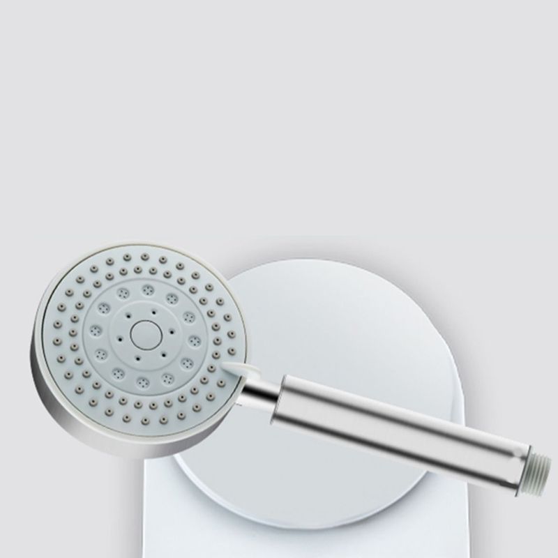 BowLift | Round self-cleaning hand shower adjustable spray pattern stainless steel hand shower