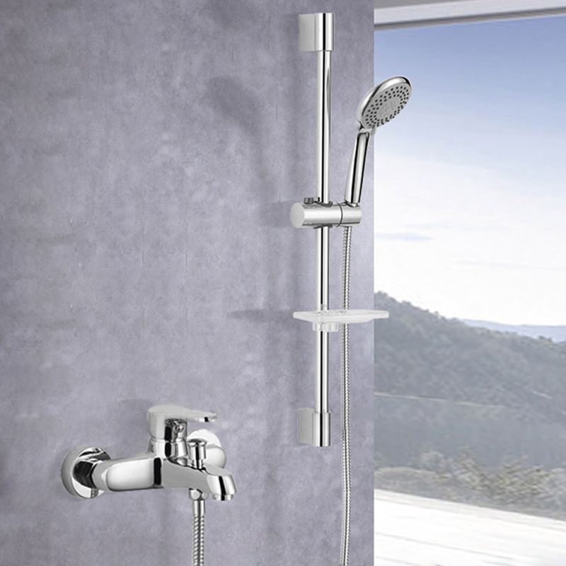 BowLift | Bathroom Bathtub Pull-Out Wall-Mounted Hand Shower Fixed Bathtub Faucet