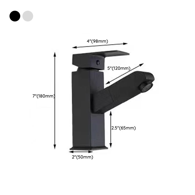 BowLift | Lever handle faucet Contemporary pull-out faucet for the bathroom