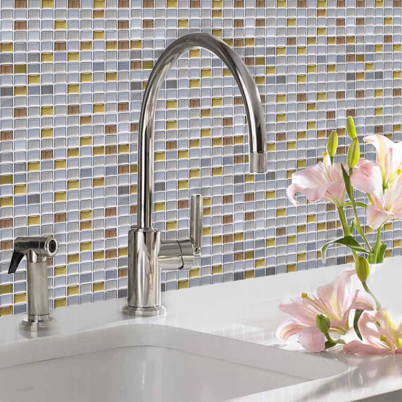 BowLift | Peel and Stick Tile Mosaic Stain-resistant square Peel and Stick tile for the kitchen