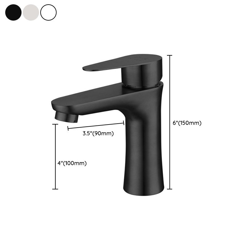 BowLift | Round Vessel Faucet Lever Handle Stainless Steel Bathroom Faucet with Water Hose