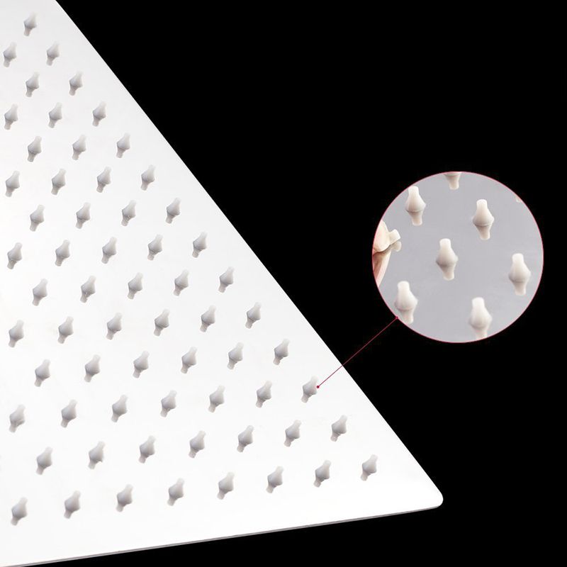 BowLift | Contemporary Shower Combo Fixed Shower Head Stainless Steel Wall Mounted Square Shower Head