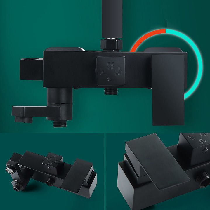 BowLift | Adjustable spray sample shower combination metal shower fitting arm showerhead with slip bar