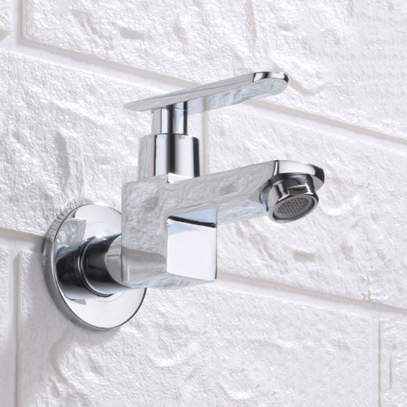 BowLift | Contemporary Wall-Mounted Bathroom Faucet Lever Handles Solid Brass Faucet