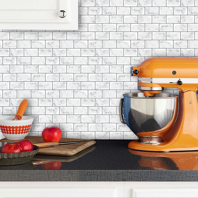 BowLift | Peel and Stick Tiles Rectangular Stain Resistant PVC Subway Peel and Stick Tiles for the Kitchen