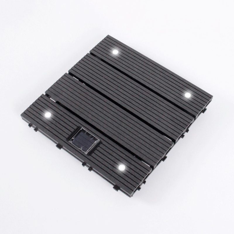 BowLift | Striped Pattern Terrace Floor Tiles Square Click Floor Tiles Floor Board
