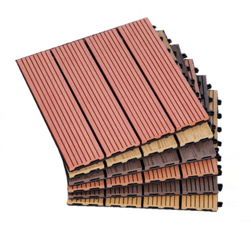 BowLift | Wooden Floor Tile Solid Color Click Lock Non-Slip Outdoor Terrace