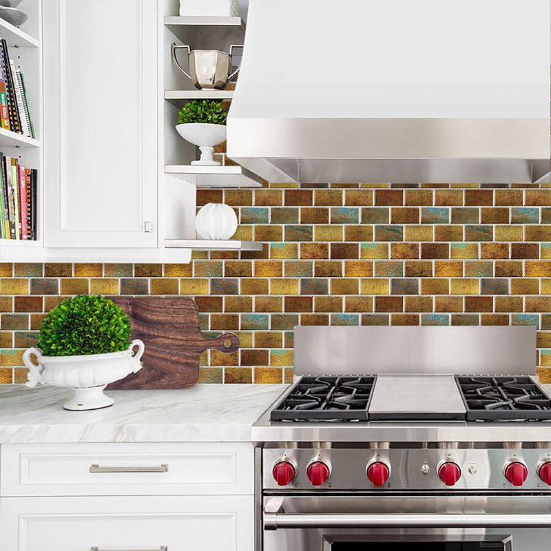 BowLift | Peel and Stick Tiles Subway Rectangle Waterproof PVC Tile-Peel & Stick for the Kitchen 10-Pack