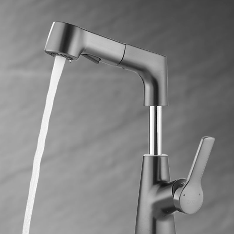 BowLift | Swivel Spout Sink Faucet Brass Bathroom Low Arc Mixer