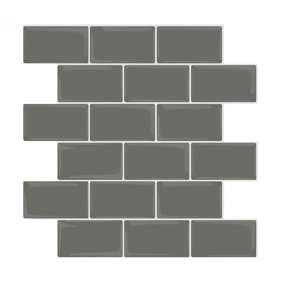 BowLift | Peel and Stick Tiles Rectangular Stain Resistant PVC Subway Peel and Stick Tiles for the Kitchen
