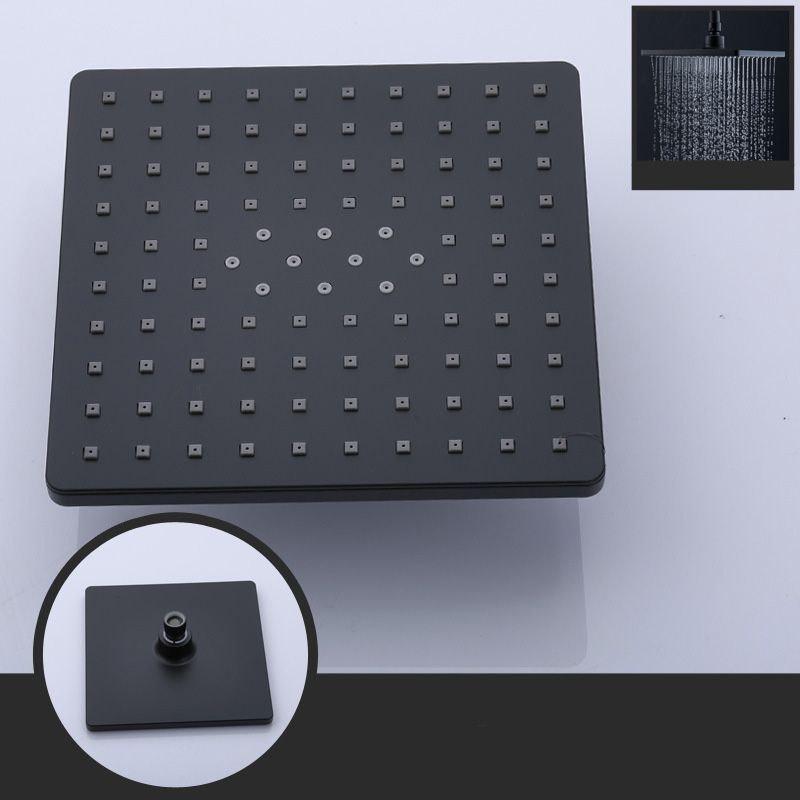 BowLift | Contemporary Style Shower Head Plastic Fixed Shower Head in Round and Square Shape