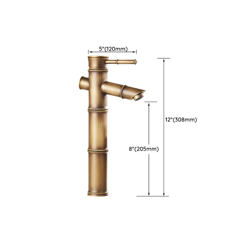 BowLift | Lever Handle Vessel Faucet Single Hole Basin Faucet Farmhouse Style Sink Faucet