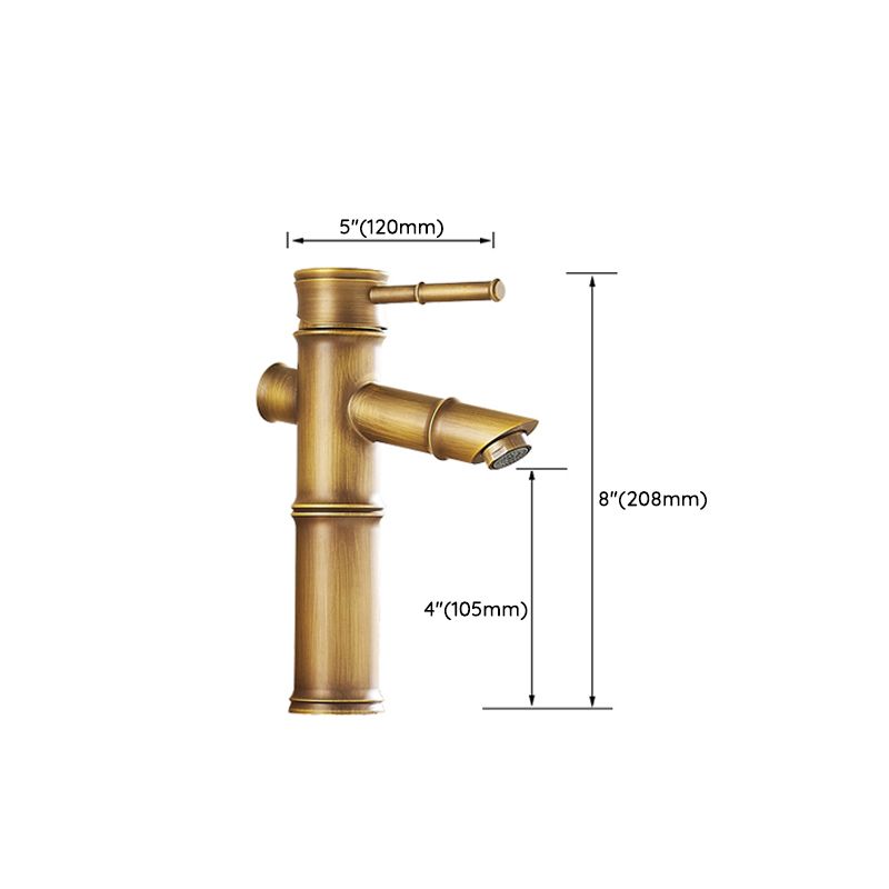 BowLift | Lever Handle Vessel Faucet Single Hole Basin Faucet Farmhouse Style Sink Faucet