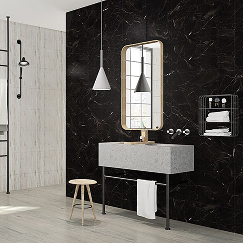 BowLift | Contemporary Peel-and-Stick Wall Tiles Bathroom Field Tiles Wallpaper
