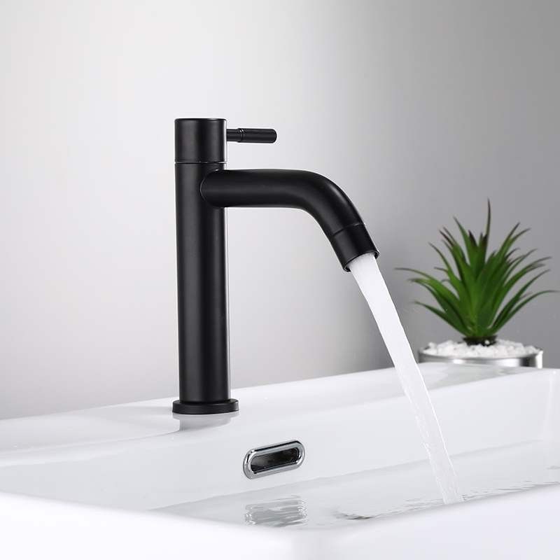 BowLift | Industrial vessel fitting stainless steel lever handle sink faucet